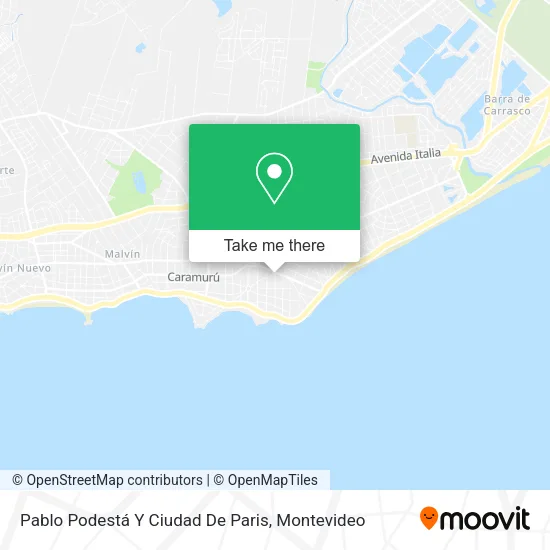 Mapa de Pablo Podestá Y Ciudad De Paris