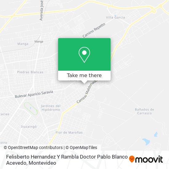 Felisberto Hernandez Y Rambla Doctor Pablo Blanco Acevedo map