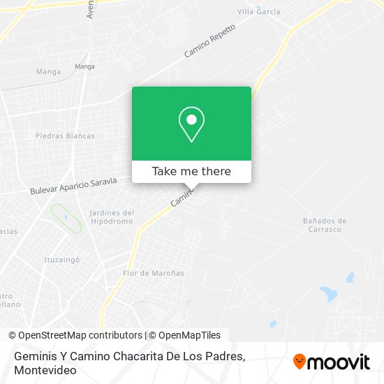 Geminis Y Camino Chacarita De Los Padres map