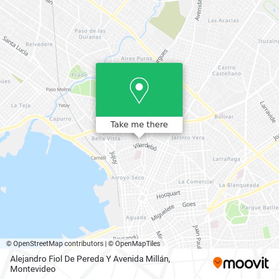 Alejandro Fiol De Pereda Y Avenida Millán map