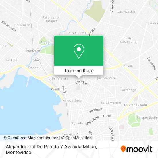 Mapa de Alejandro Fiol De Pereda Y Avenida Millán