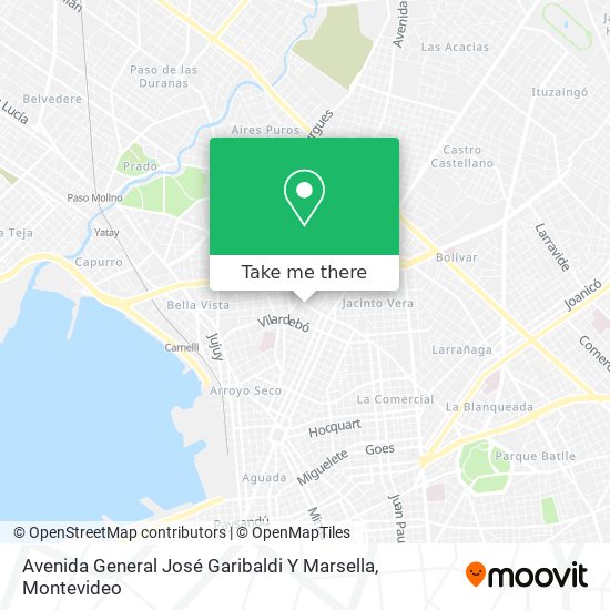 Avenida General José Garibaldi Y Marsella map