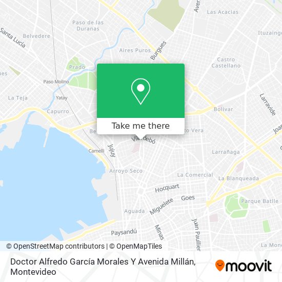 Mapa de Doctor Alfredo García Morales Y Avenida Millán