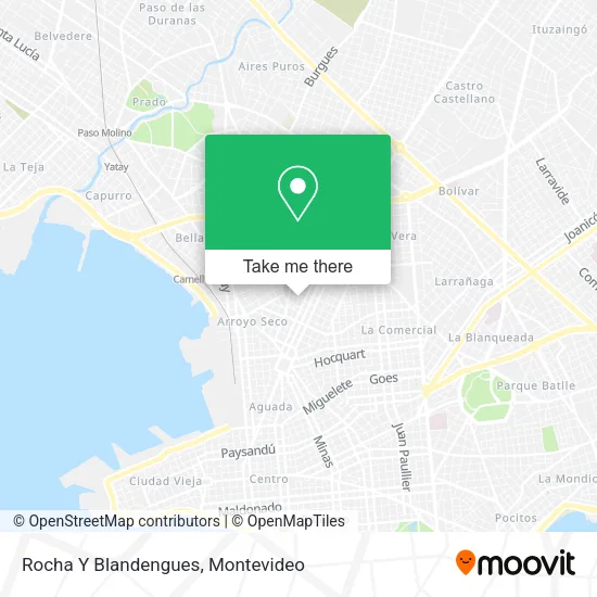 Mapa de Rocha Y Blandengues