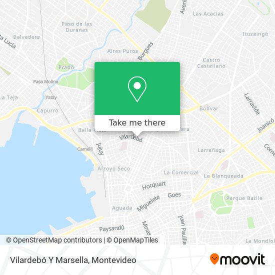 Vilardebó Y Marsella map