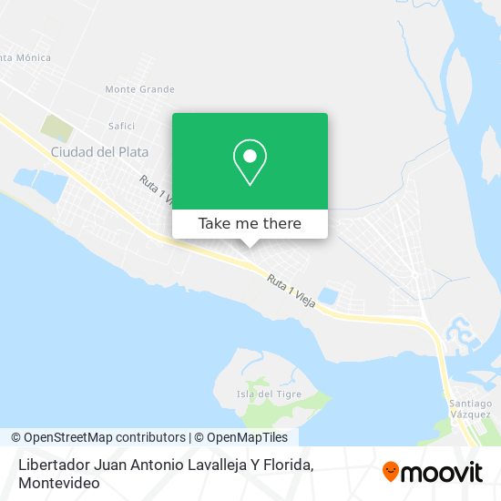 Libertador Juan Antonio Lavalleja Y Florida map