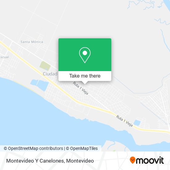 Montevideo Y Canelones map