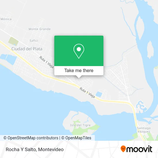 Rocha Y Salto map