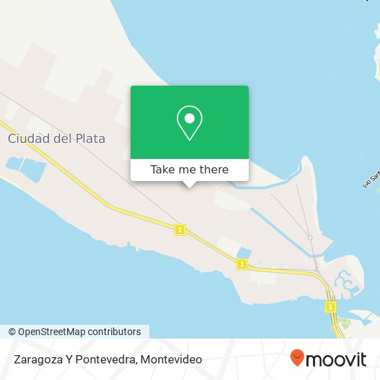 Zaragoza Y Pontevedra map