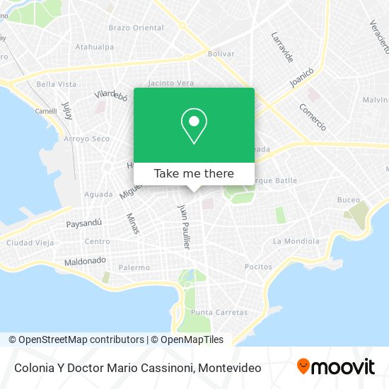 Colonia Y Doctor Mario Cassinoni map