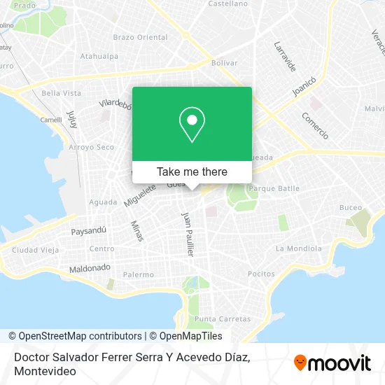 Doctor Salvador Ferrer Serra Y Acevedo Díaz map