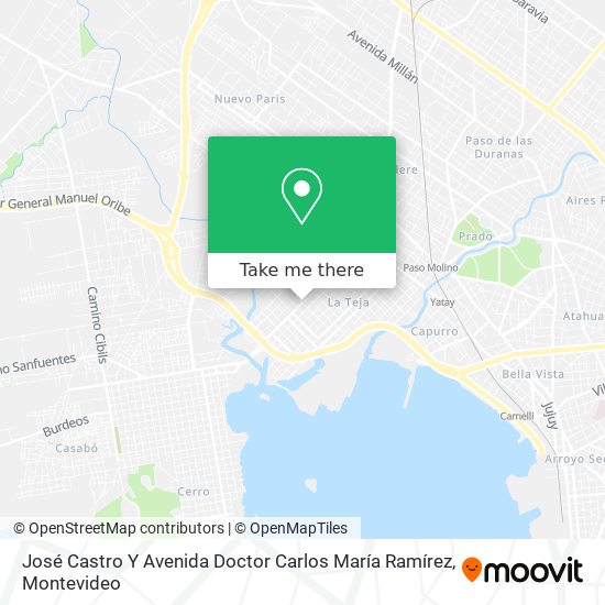 José Castro Y Avenida Doctor Carlos María Ramírez map