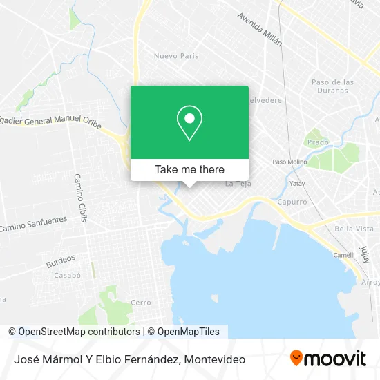José Mármol Y Elbio Fernández map