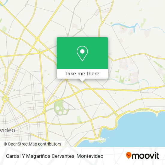 Cardal Y Magariños Cervantes map