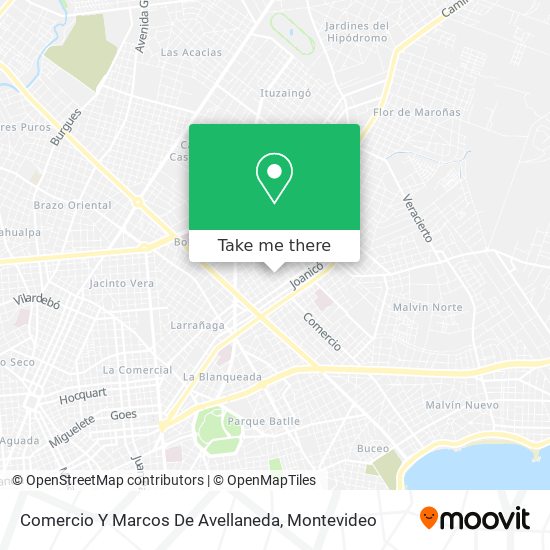 Mapa de Comercio Y Marcos De Avellaneda