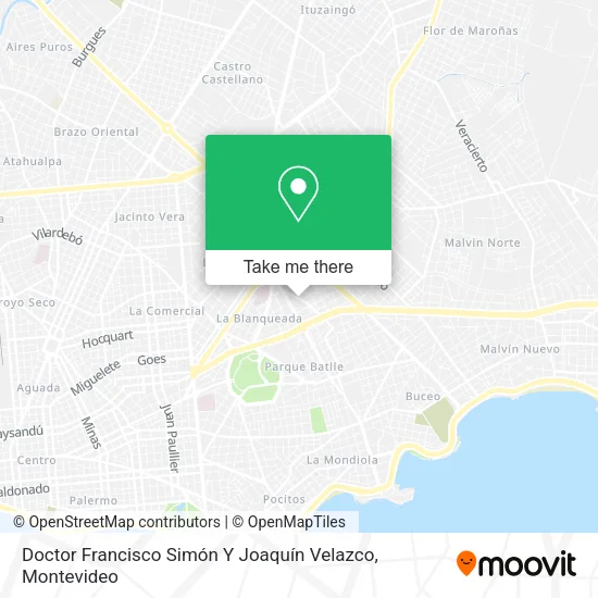 Mapa de Doctor Francisco Simón Y Joaquín Velazco