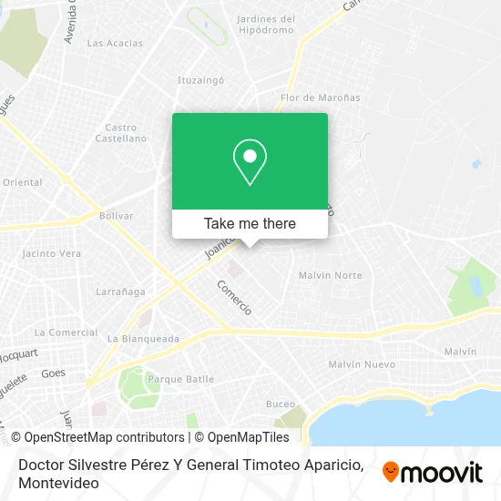 Doctor Silvestre Pérez Y General Timoteo Aparicio map