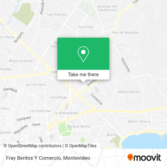 Fray Bentos Y Comercio map
