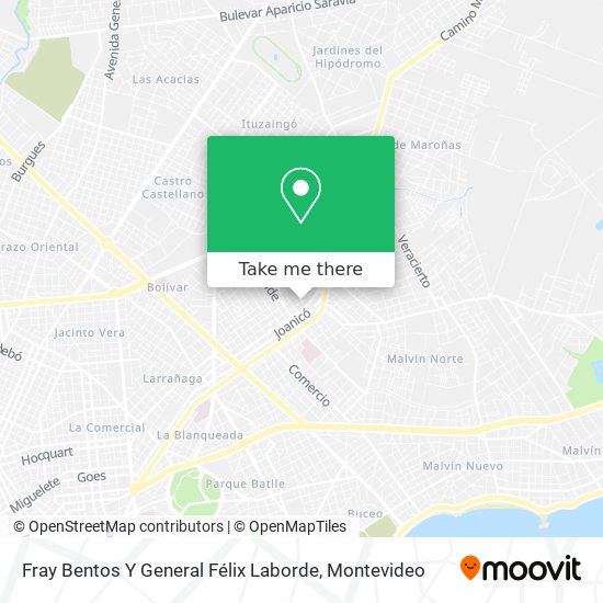 Fray Bentos Y General Félix Laborde map