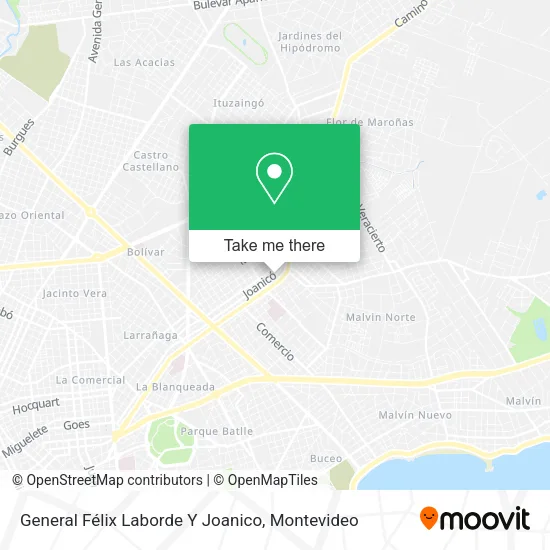 Mapa de General Félix Laborde Y Joanico