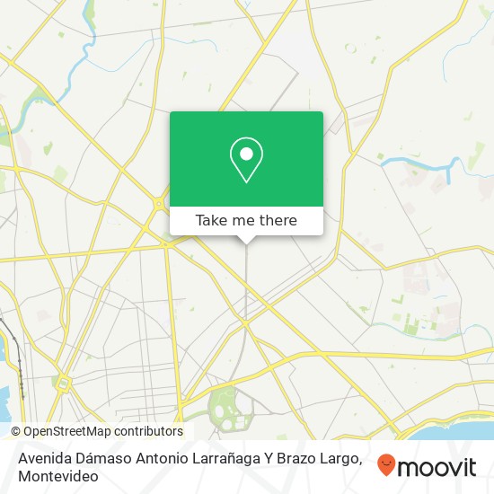 Avenida Dámaso Antonio Larrañaga Y Brazo Largo map