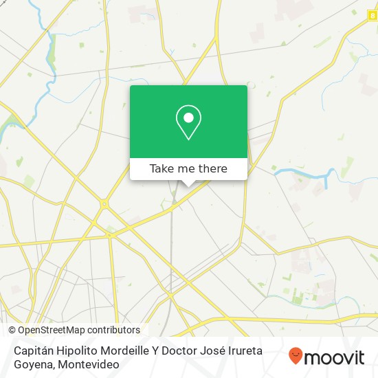 Capitán Hipolito Mordeille Y Doctor José Irureta Goyena map