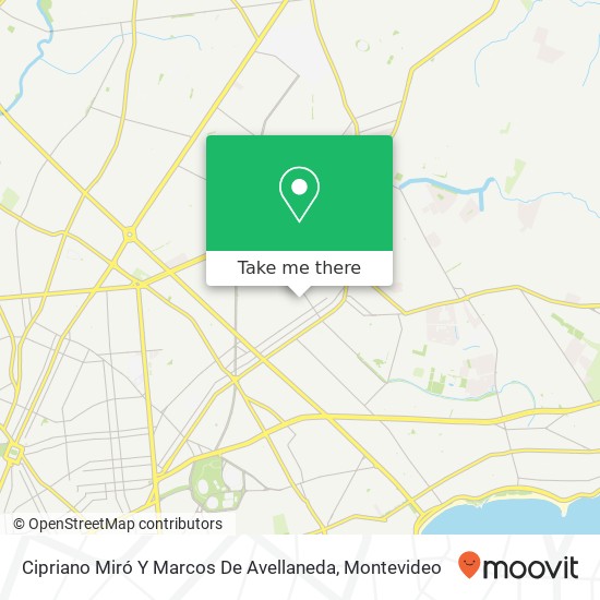 Cipriano Miró Y Marcos De Avellaneda map