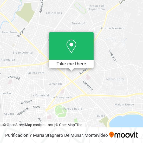 Purificacion Y María Stagnero De Munar map