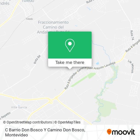 C Barrio Don Bosco Y Camino Don Bosco map