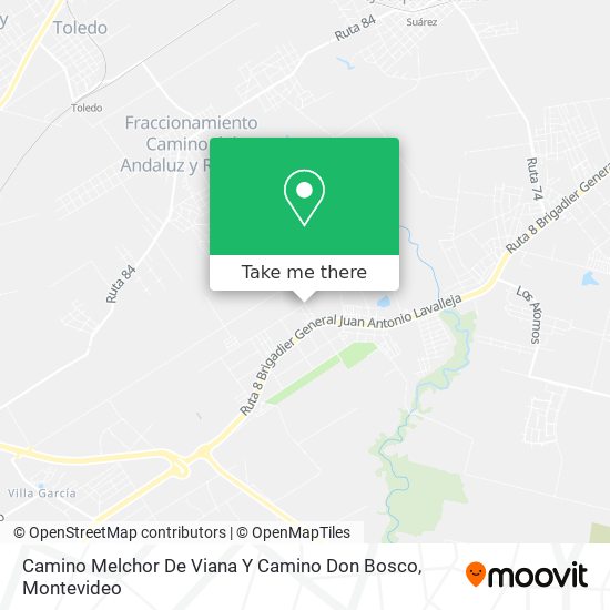 Camino Melchor De Viana Y Camino Don Bosco map