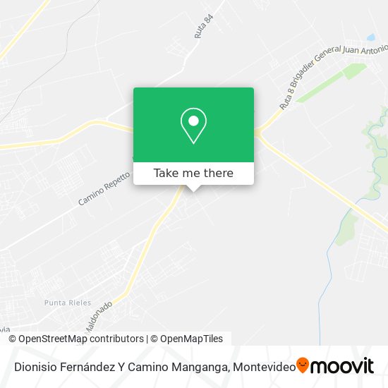 Dionisio Fernández Y Camino Manganga map