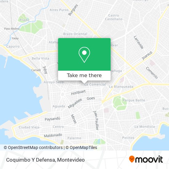 Coquimbo Y Defensa map