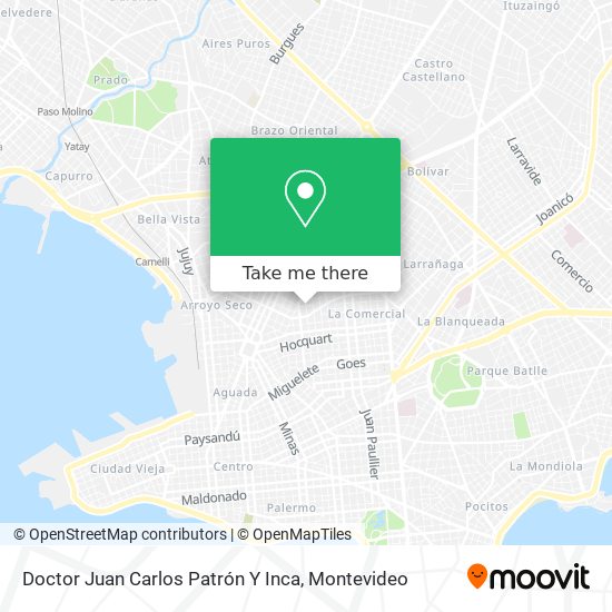 Doctor Juan Carlos Patrón Y Inca map
