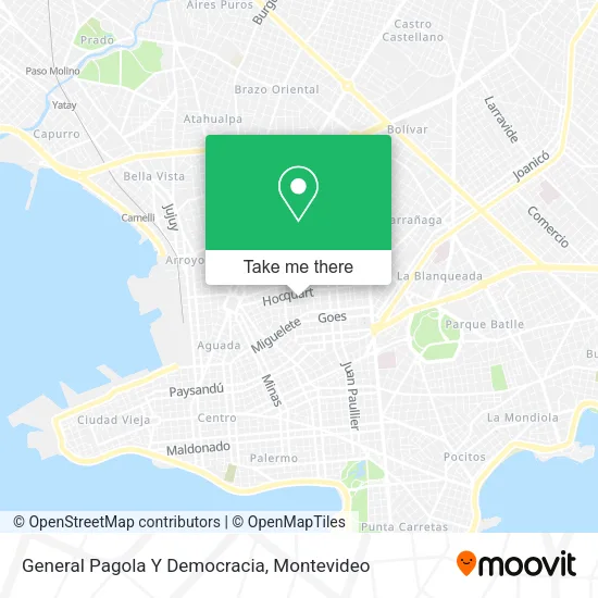 General Pagola Y Democracia map