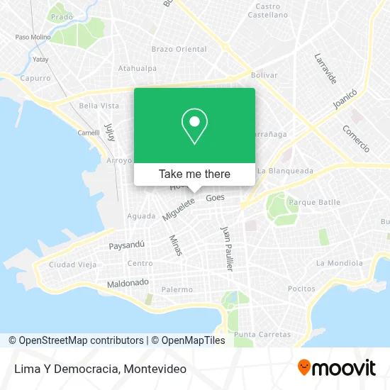 Lima Y Democracia map