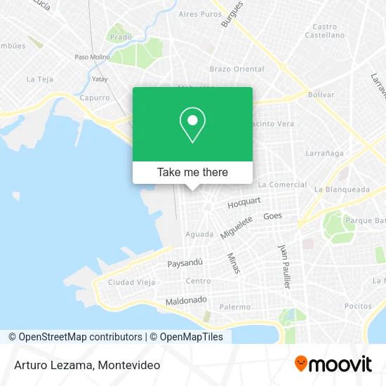 Mapa de Arturo Lezama