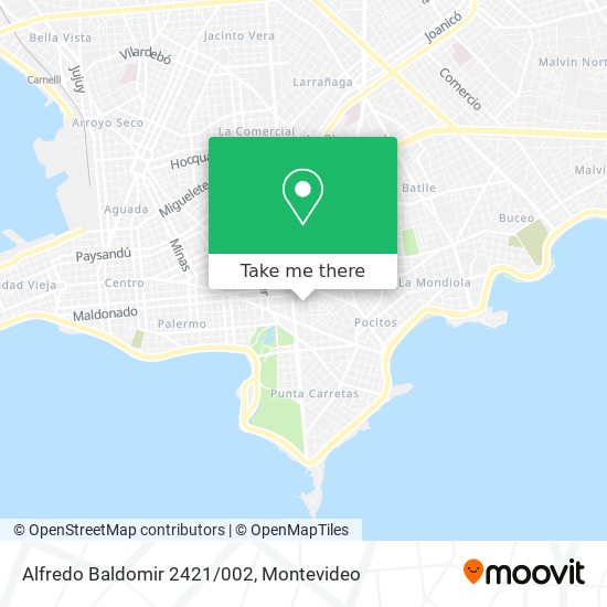 Alfredo Baldomir 2421/002 map