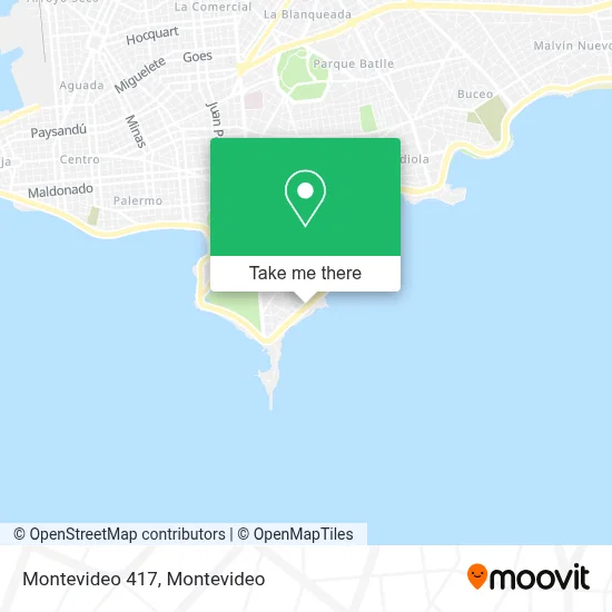Montevideo 417 map