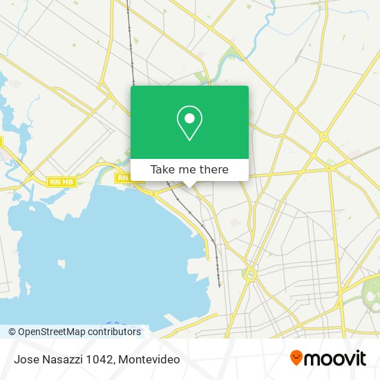 Jose Nasazzi 1042 map