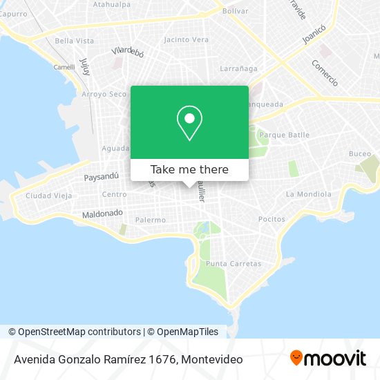 Mapa de Avenida Gonzalo Ramírez 1676