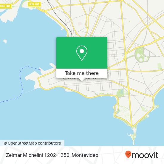 Zelmar Michelini 1202-1250 map