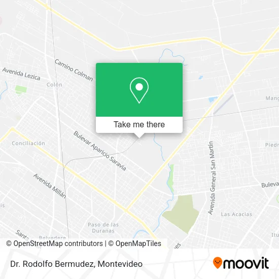 Mapa de Dr. Rodolfo Bermudez
