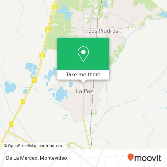 De La Merced map