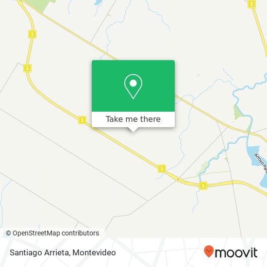 Santiago Arrieta map