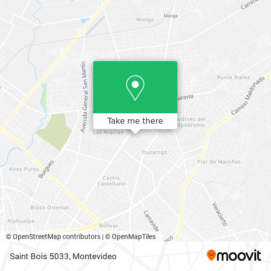 Saint Bois 5033 map