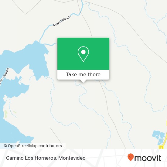Camino Los Horneros map