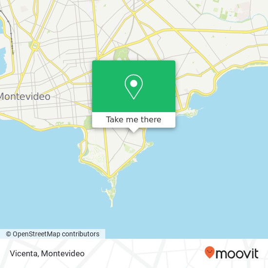 Vicenta, Tomás Diago Pocitos, Montevideo, 11300 map