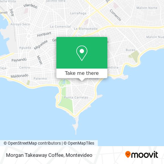 Mapa de Morgan Takeaway Coffee