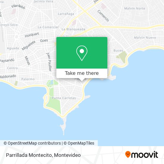 Parrillada Montecito map