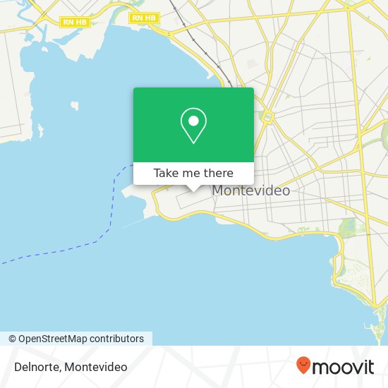 Delnorte, Rincón Ciudad Vieja, Montevideo, 11000 map